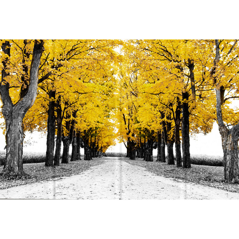 Décoration murale rangée of ambre trees, H 16 po x l 20 po x P 1 po