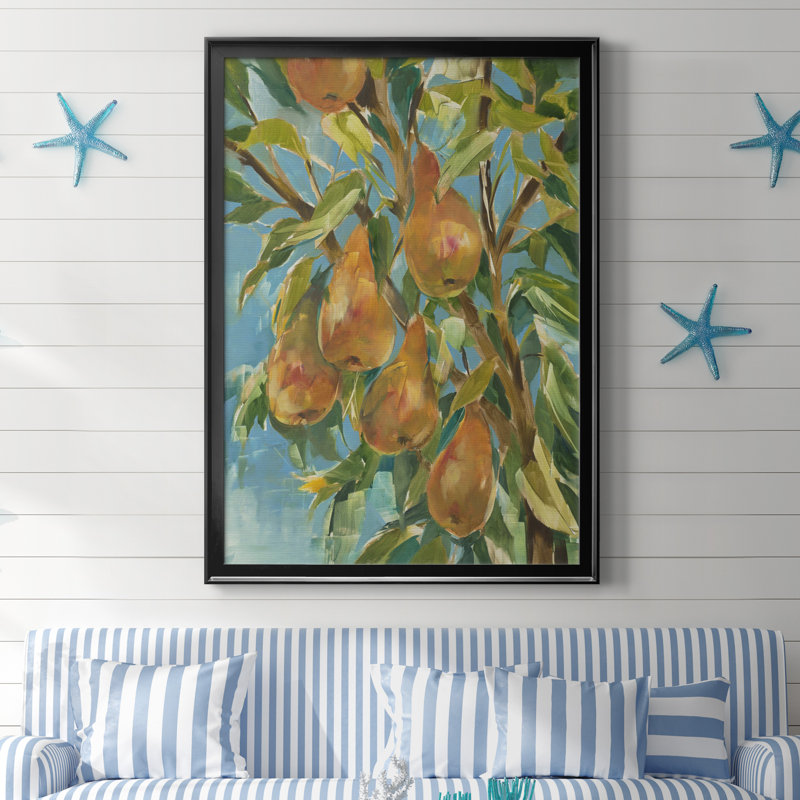 IN A PEAR TREE, toile encadrée de qualité supérieure - prête à être accrochée, H 30,5 po x l 42,5 po x P 1,5 po