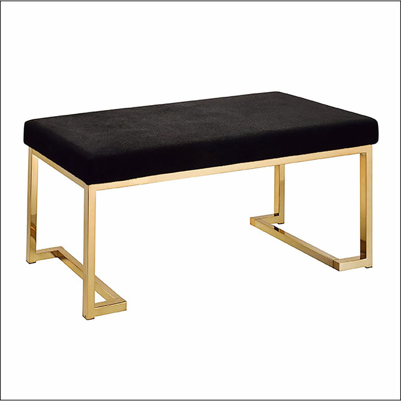 Bench with C Metal Base