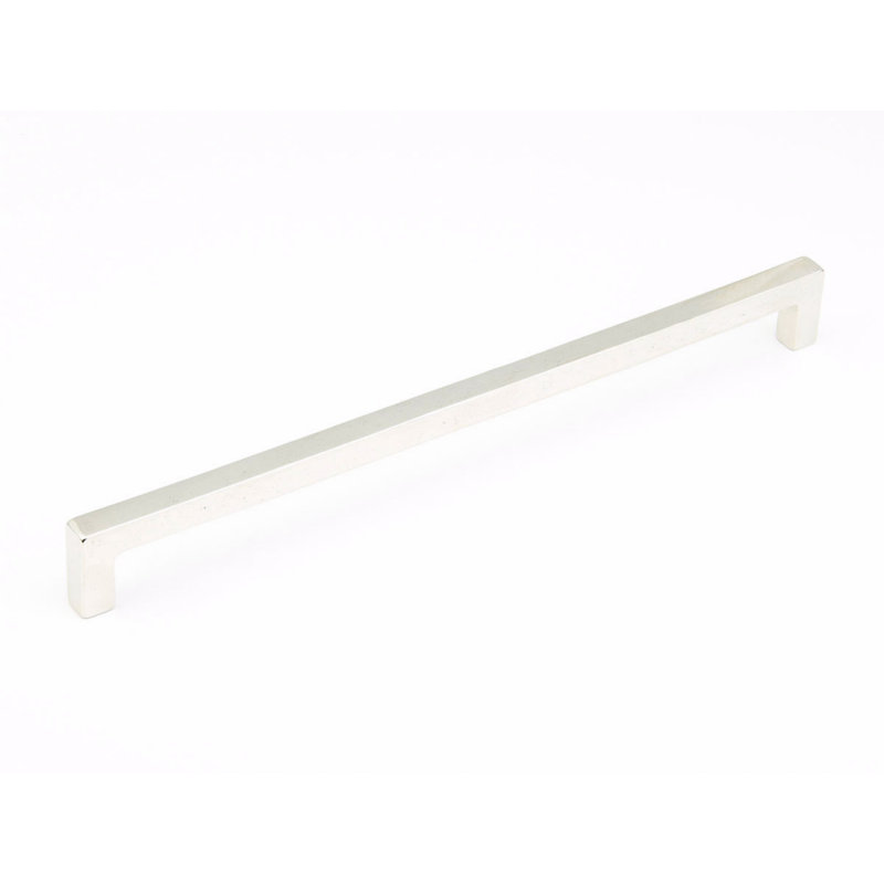 Schaub Vinci Appliance Pull 18" Center to Center (Back-to-Back Mount), Polished White Bronze