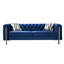Canapé en velours capitonné Chesterfield