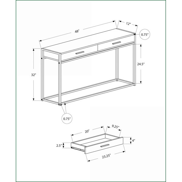 Dimensions du produit