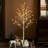4FT Lighted Birch Trees with 48 LED Lights (2 Sets)