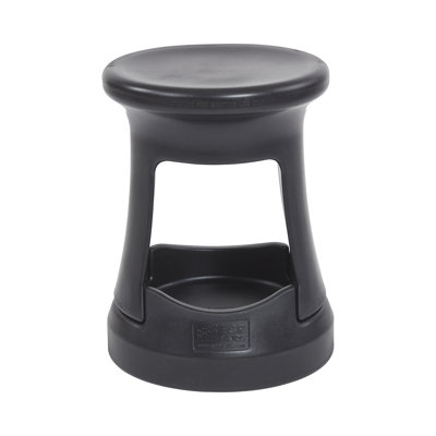 ECR4Kids Storage Wobble Stool, 18in Seat Height, Active Seating -  ELR-15853-BK