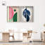 Ensemble de 2 reproductions d'art Golden Glam-1837909354-1837909406