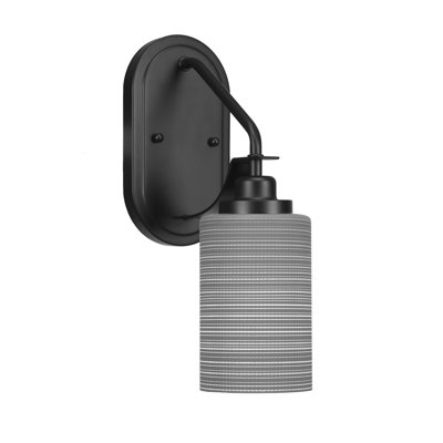 Roderik Wall Sconce Shown Finish With 4" Matrix Glass
