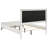 Taraval White Queen Upholstered Panel Bed