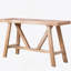Farmhouse A- Frame Wood Console Table, 58.5"
