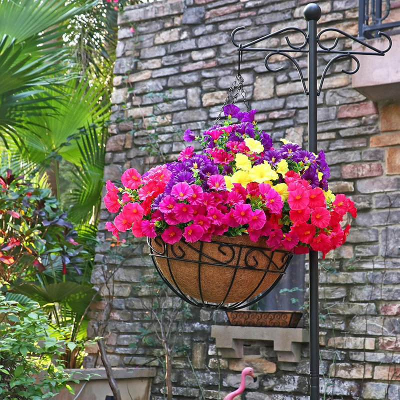 16PCS artificielles artificielles, fleurs en soie artificielle