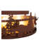 Rustic Lodge 2 - Light Flush Mount