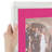 Off White Wood Picture Frame with Mat-70932301