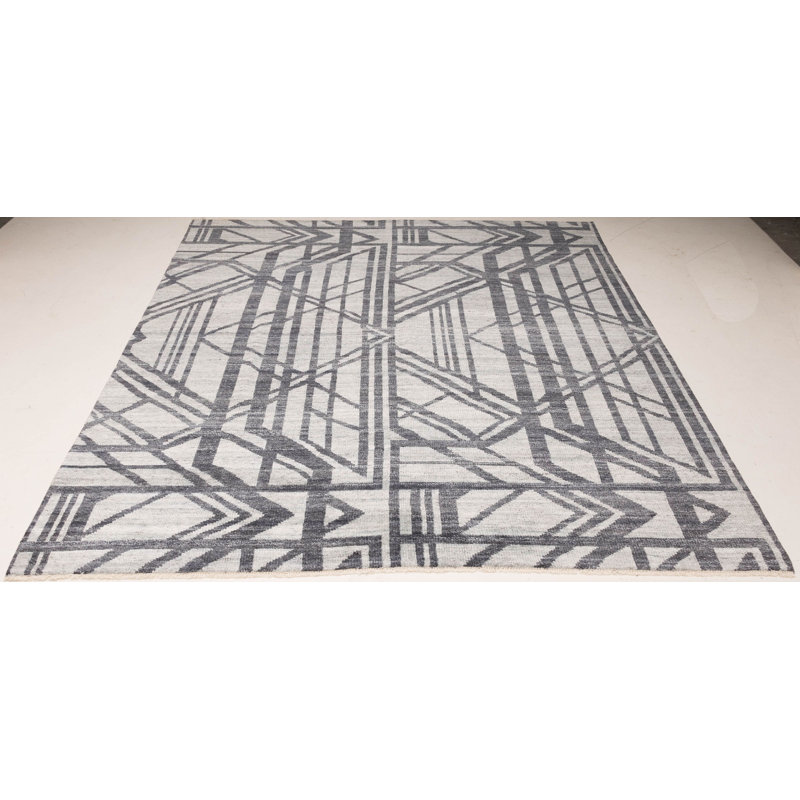 Hand Knotted Abstract Rug