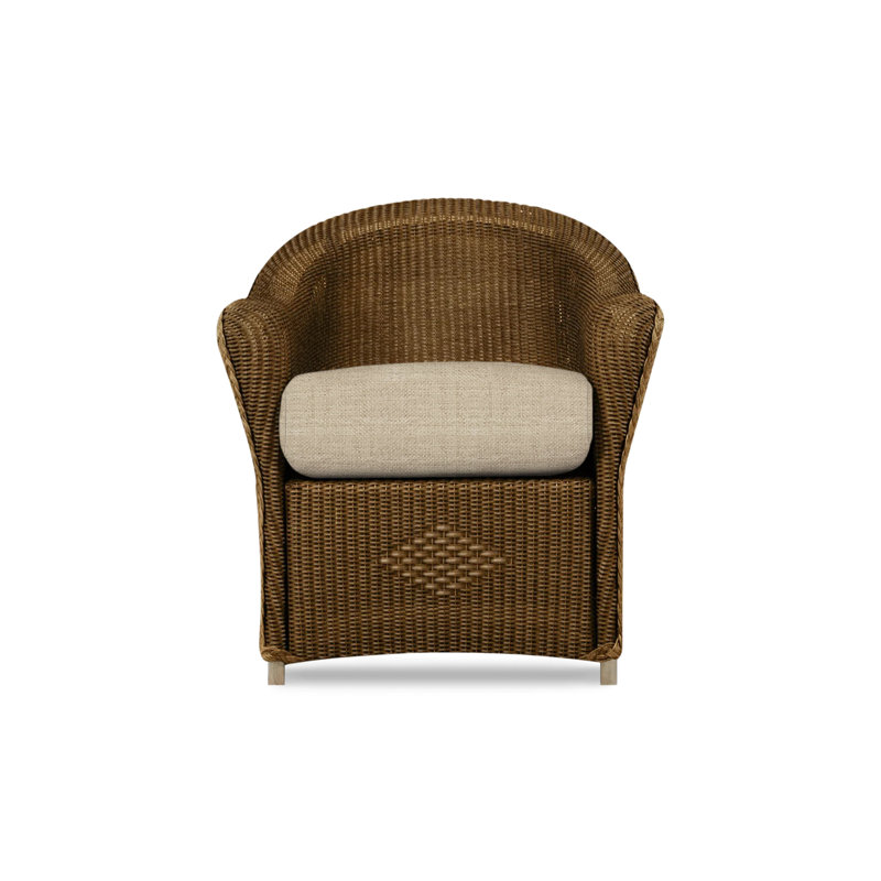 Reflections Outdoor Dining Armchair, Bark, Demo Stone