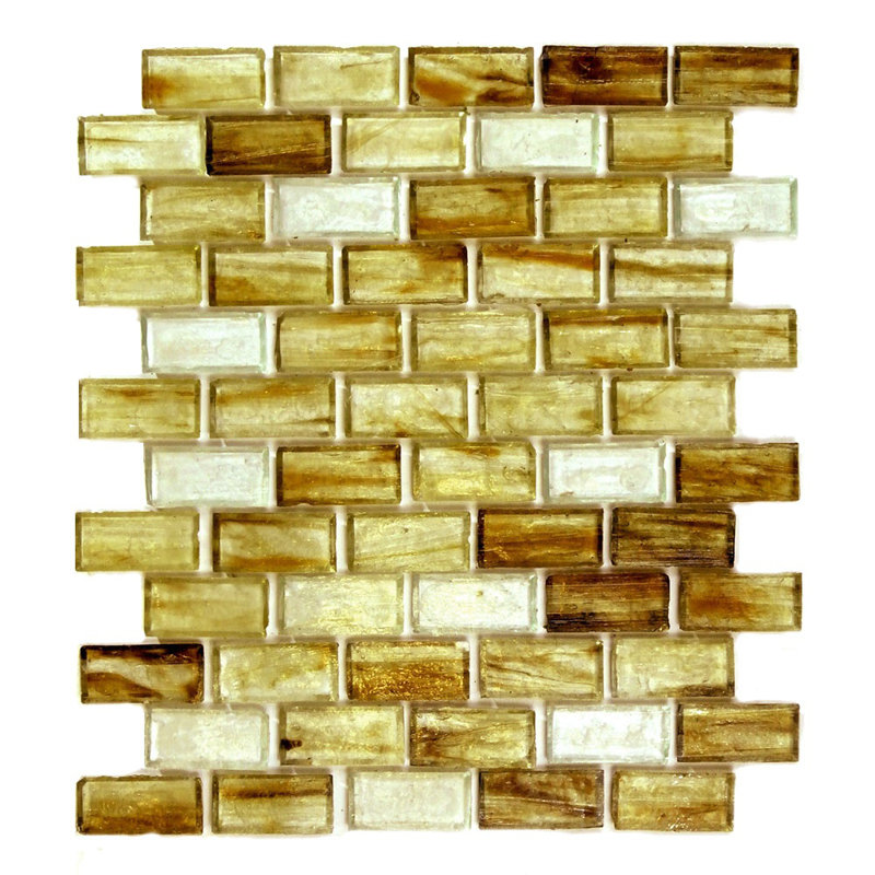 Tuile de mosaïque en verre 1 po x 2 po Classic