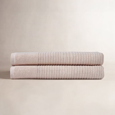 Earline 2-Piece Turkish Cotton Bath Towel Set