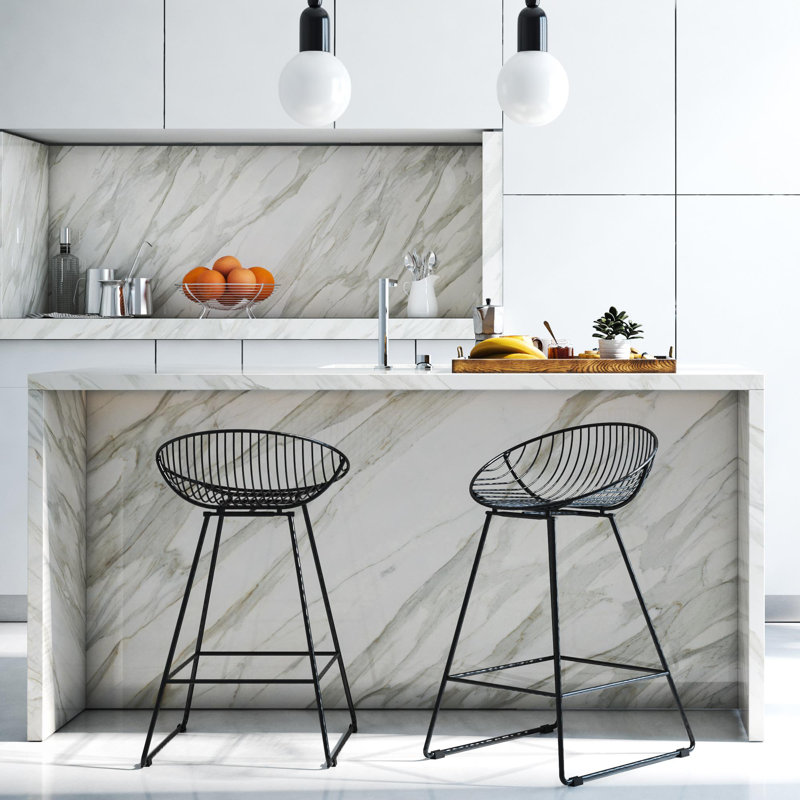 Brooklane Counter Stool with Metal Frame