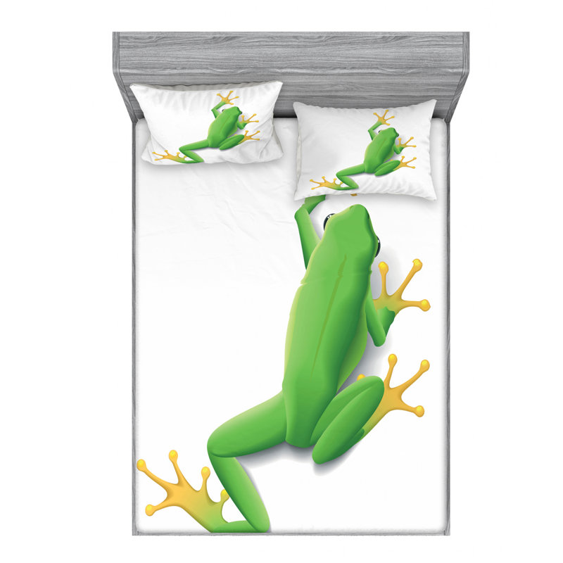 Microfiber Sheet Set, Queen Sheet Set with Fitted Sheet