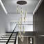 Lustre en acrylique à haut plafond noir-1275253142