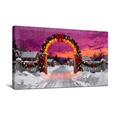 Scène d'arche de Noël