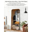 Miroir complet en bois massif de style Wabi-Sabi antidéflagrant-130181926
