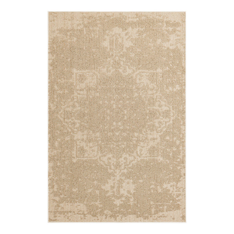 Tapis d'extérieur traditionnel, Rectangle 6 pi 1 po x 9 pi