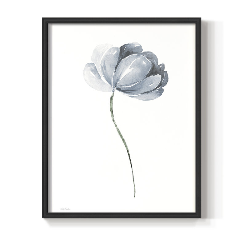 "Tulipe I", Noir, noir, noir, noir, H 30 po x l 24 po