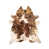 Chocolate/white & gold