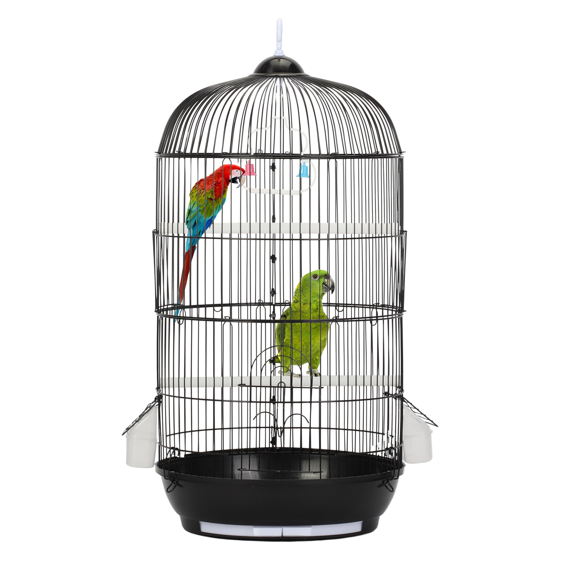 Tucker Murphy Pet™ Damiean 27.6 Dome Top Hanging Bird Cage with Perch &  Reviews