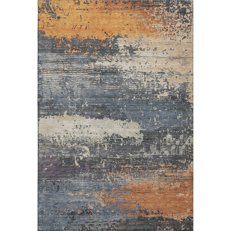 Premium Machine Washable Otte AMF1777 Modern Rug, Rectangle 10' x 14'