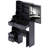 29.2" Small Space Left Drawer Desktop Vanity Table + Cushioned Stool, Extra Large Right Sliding Mirror, Multi Layer High Capacity Storage, Practical Fashionable Dresser, Suitable For Small Space-996686725
