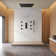Lima Oil Rubbed Bronze Rainfall and Waterfall Shower System with Wall Mount Thermostatic Control