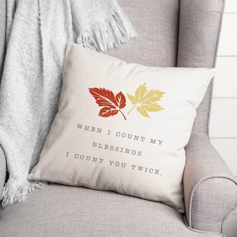Reversible Throw Pillow