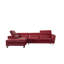 30" Wide Genuine Leather Left Hand Facing Sofa & Chais-61959178