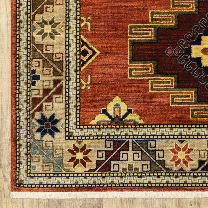 Oaklynn Oriental Indoor Rug, Rectangle 6'7" x 9'6"