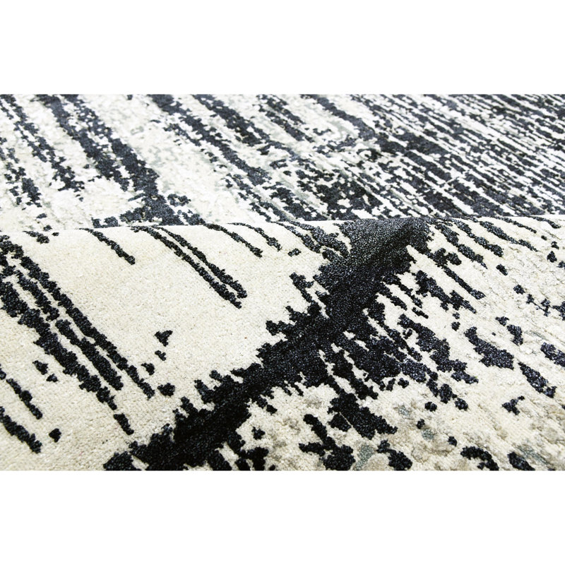 Hand Knotted Area Rug, Rectangle 8' x 10'