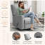Fauteuil inclinable, pivotant, pivotant et pivotant à 360 degrés, 33 po, pour chambre d'enfant-74910764