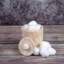 Contenant de rangement pour salle de bain en coton