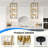 8 - Light Dimmable Lantern Geometric Chandelier-1276474731