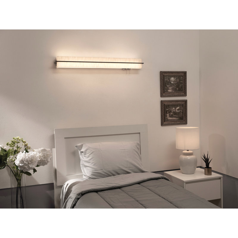 Leeroy 2 lumières, Espresso, H 4,38 po x l 50 po x P 4 po