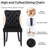 Rectangle Dining Set with Tufted Dining Chair-16201485-16201479