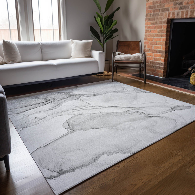 Tapis intérieur / extérieur Alfonzo avec envers antidérapant, Rectangle 5 pi x 7 pi 6 po