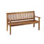 Ladulf 3 Seater Solid Wood Bench