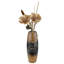 Vase de table en bois 8 po Ramses