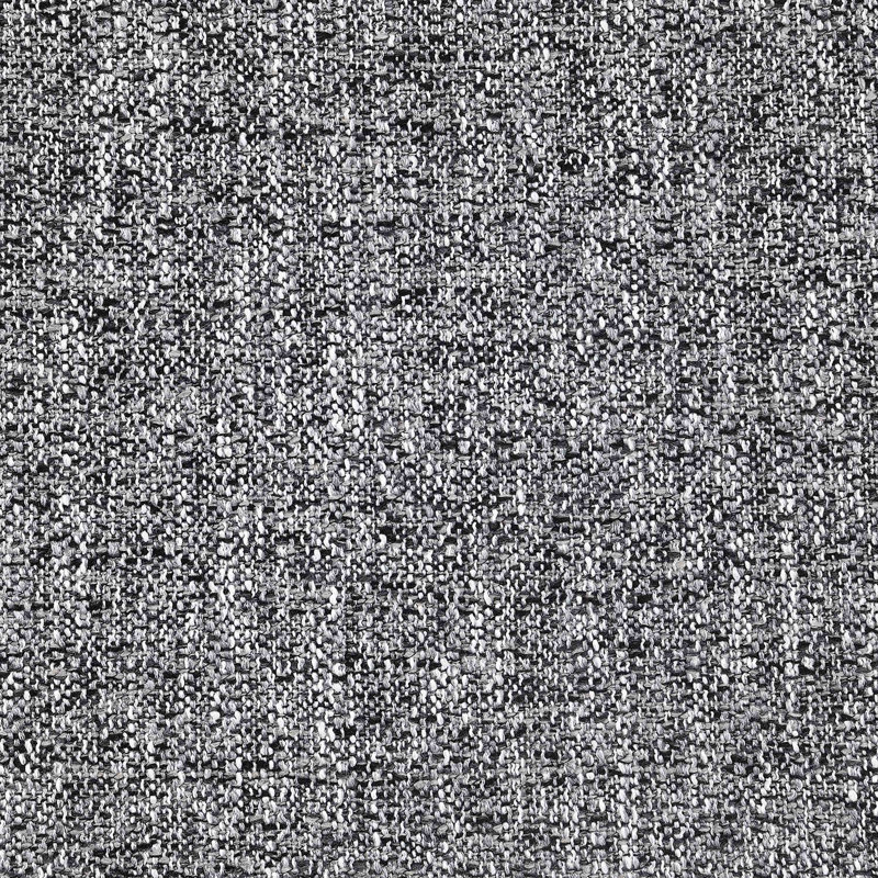 Chaise avec accoudoirs rembourrée avec roulettes Orya, Gris foncé