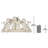 Angelic Notes Sculptural Wall Pediment