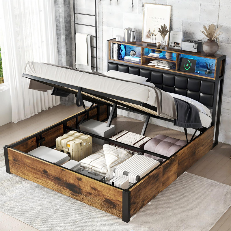Ottoman Storage Bed, Double (4'6)