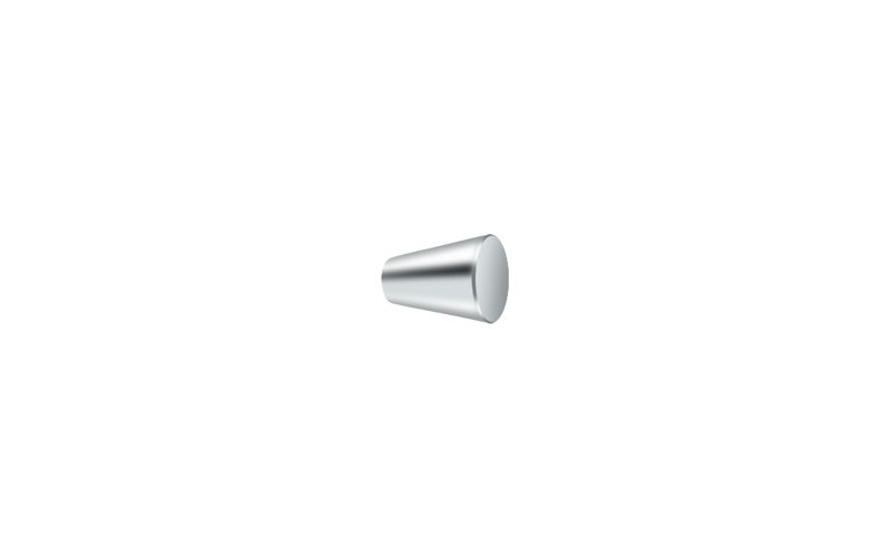 Conical Knob, Black, 0.75"