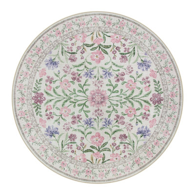 Kaldi Kaldi Oriental Botanical Floral Machine Washable Area Rug with Non-Slip Backing for Living Room, Dining Room, Bedroom