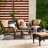 Herrin 5 - Person Patio Conversation Set with Cushions-1081044663-1081044670