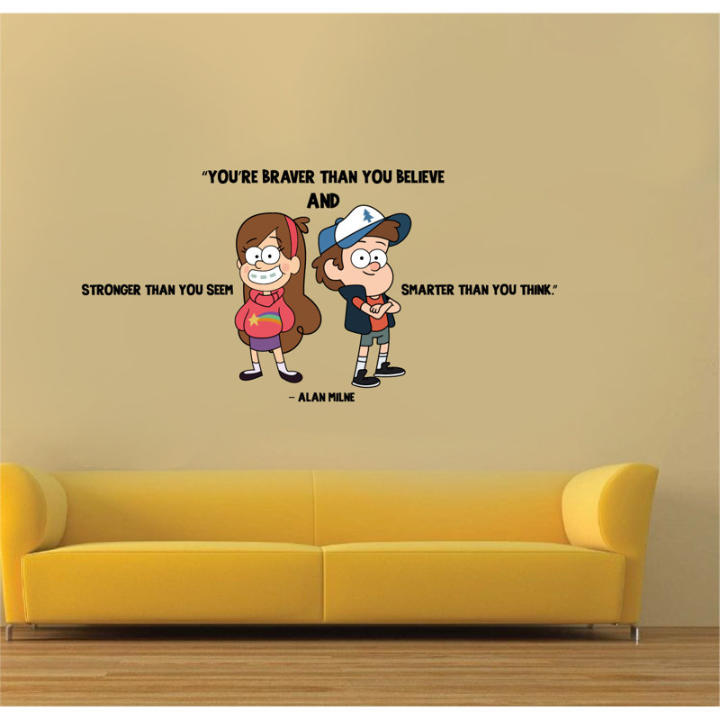 Text & Numbers Wall Decal, 12" H x 20" W x 0.5" D